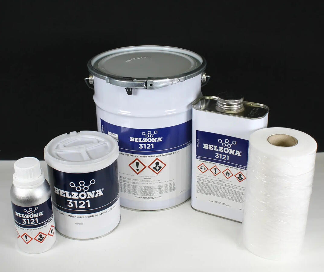 Belzona 3121 (MR7) Un compuesto de polímero duo componentes diseñado para proporcionar reparación de techos de emergencia y resistencia a la intemperie en las zonas del techo con fugas.