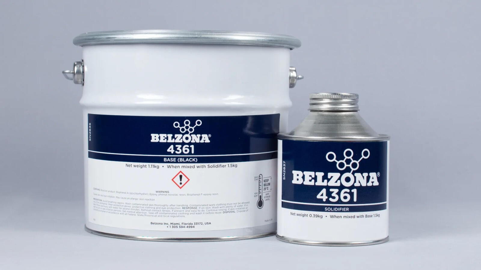 Belzona 4361 Un recubrimiento epoxi flexible de 2 partes para la protección a largo plazo del hormigón contra el ataque químico. Este recubrimiento de barrera epoxi es ideal para proteger áreas de contención secundaria.