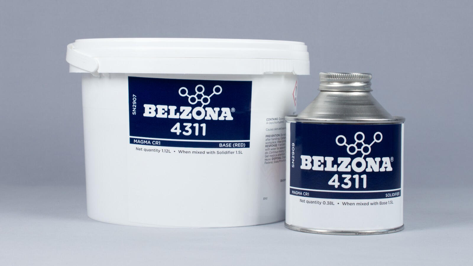 Belzona 4311 (Magma CR1) Un recubrimiento epoxi dúo componente diseñado para la protección a largo plazo de las superficies de hormigón y metal contra los ataques químicos.
