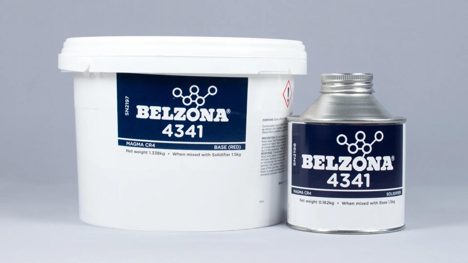Belzona 4341 (Magma CR4) Un recubrimiento epoxi de barrera, de dos componentes, duradero y óptimo para resistir ácidos inorgánicos calientes, tales como el ácido sulfúrico y el ácido clorhídrico.