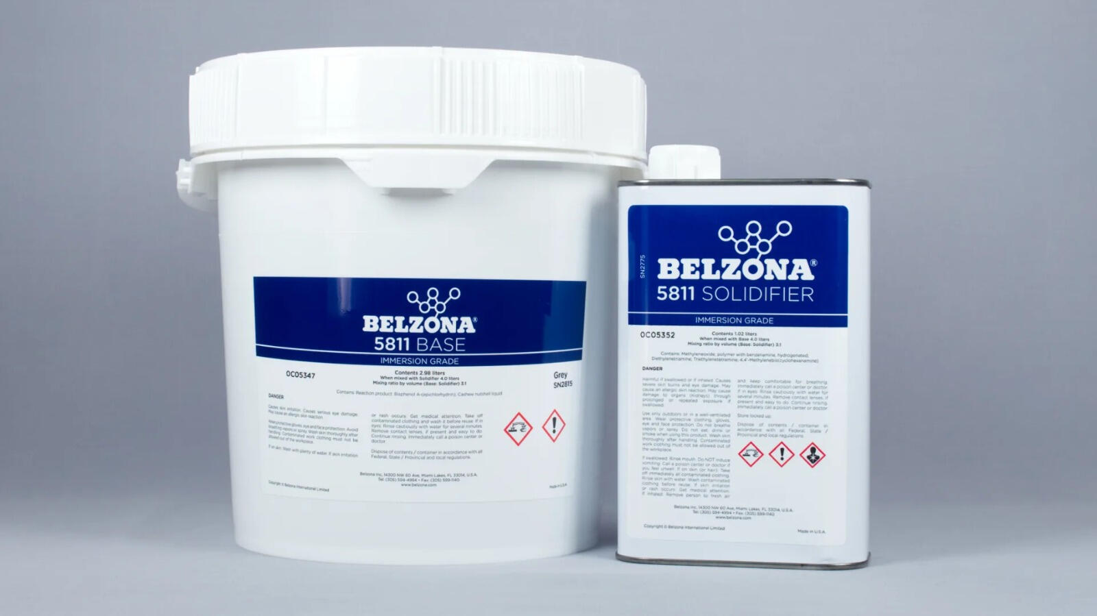 Belzona 5811 (Immersion Grade) Un recubrimiento epoxi de dos componentes que proporciona excelente resistencia química y protege los equipos que operan bajo inmersión en soluciones acuosas