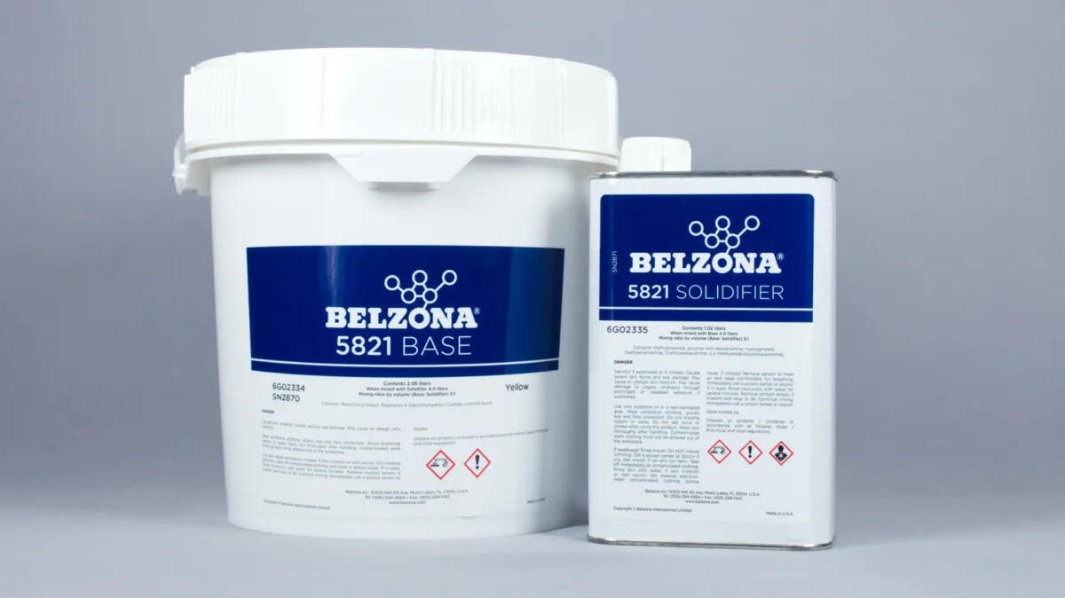 Belzona 5821 Recubrimiento de base epoxi relleno de cerámica, 100% sólidos y de 2 partes, que se aplica con brocha o pulverizador para la protección de superficies metálicas y no metálicas